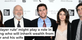 Michele Singer Reiner and Rob Reiner pose with their children, Jake, Romy and Nick, far right, at a 2014 gala. Michael Loccisano/Getty Images